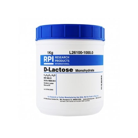 Rpi D-Lactose Monohydrate, 1 KG L26100-1000.0
